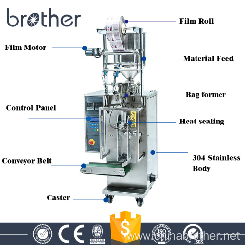 Automatic Sauce 3 and 4 Sides Packing Machine